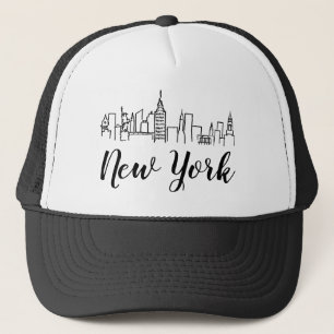 Casquette Illustration de la ligne aérienne de New York