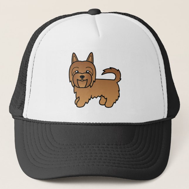 Casquette Illustration de la mignonne de chien de Terrier au (Devant)