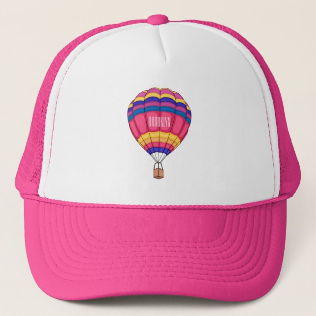 Casquette Illustration de la montgolfière (Devant)