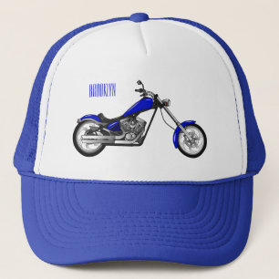 Casquette Illustration de la moto à hélico