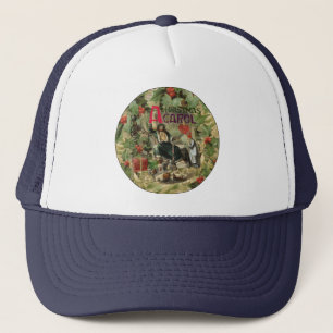 Casquette Illustration de l'esprit de Noël présent Scrooge