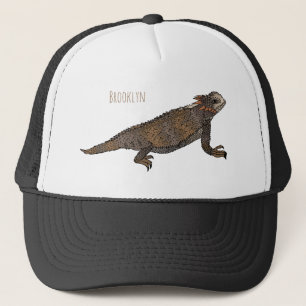 Casquette Illustration de lézard à cornes de Regal