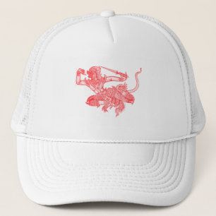 Casquette Illustration de livre vintage de Hanuman