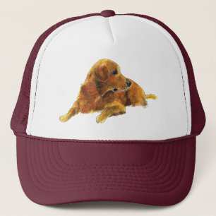 Casquette Illustration de migre Golden Retriever Dog