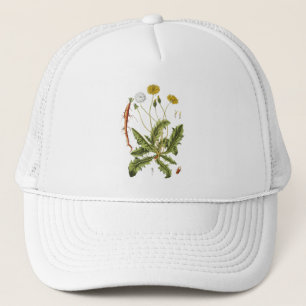 Casquette Illustration de pissenlit vintage