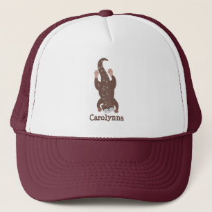 Casquette Illustration de plongée de loutre mignonne