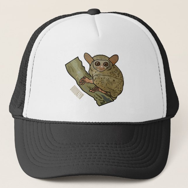 Casquette Illustration de Tarsier (Devant)