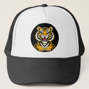 Casquette Illustration de tigre de dessin animé