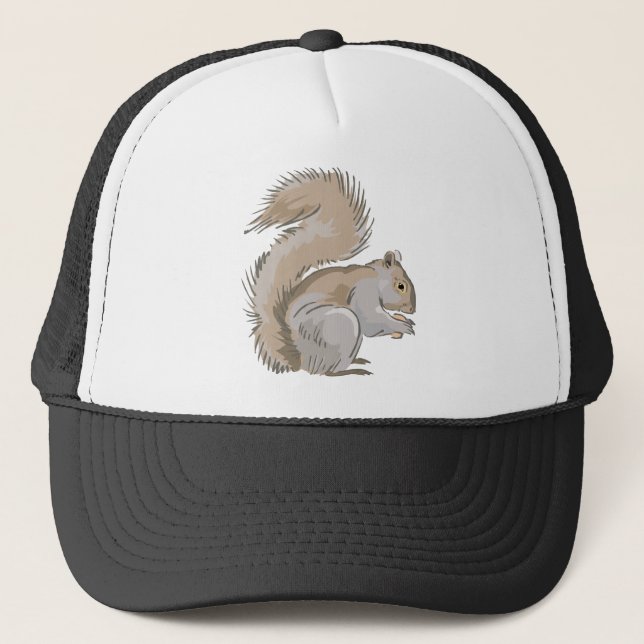 Casquette Illustration d'écureuil (Devant)