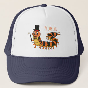 Casquette Illustration drôle de dessin animé centipede