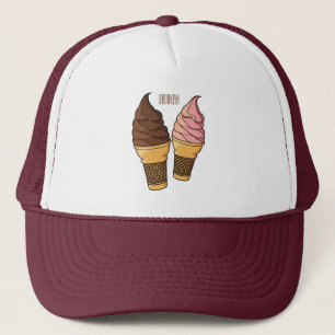 Casquette Illustration du cône de crème glacée