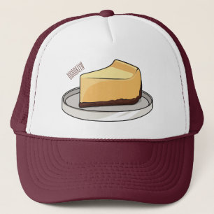 Casquette Illustration du dessin animé Cheesecake