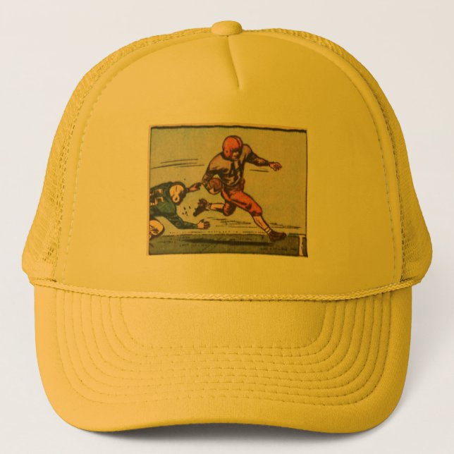 Casquette Illustration du football américain vintage (Devant)