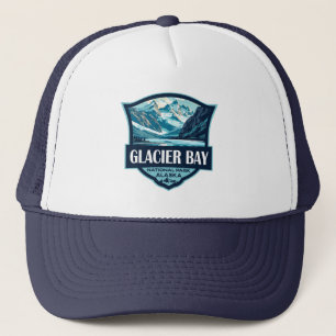 Casquette Illustration du parc national de Glacier Bay Retro