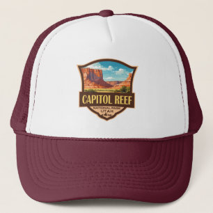 Casquette Illustration du parc national du récif du Capitol 