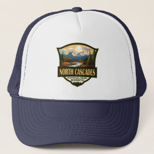 Casquette Illustration du parc national North Cascades Voyag