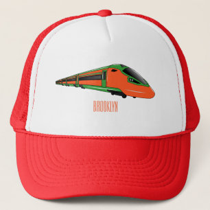 Casquette Illustration du train à balles
