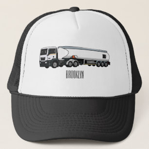 Casquette Illustration du transport de carburant par camion-