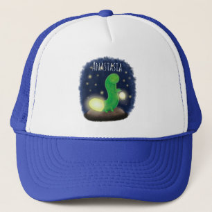 Casquette Illustration du ver vert mou