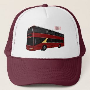 Casquette Illustration d'un bus à deux étages
