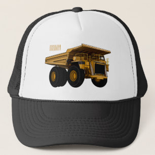 Casquette Illustration d'un camion à grande échelle