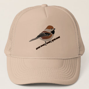 Casquette Illustration d'un oiseau de poulet boréal