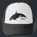 Casquette Illustration d'une baleine tueuse<br><div class="desc">Illustration d'une baleine tueuse</div>