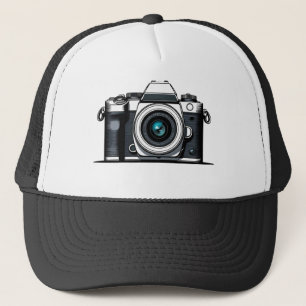 Casquette Illustration d'une caméra rétro