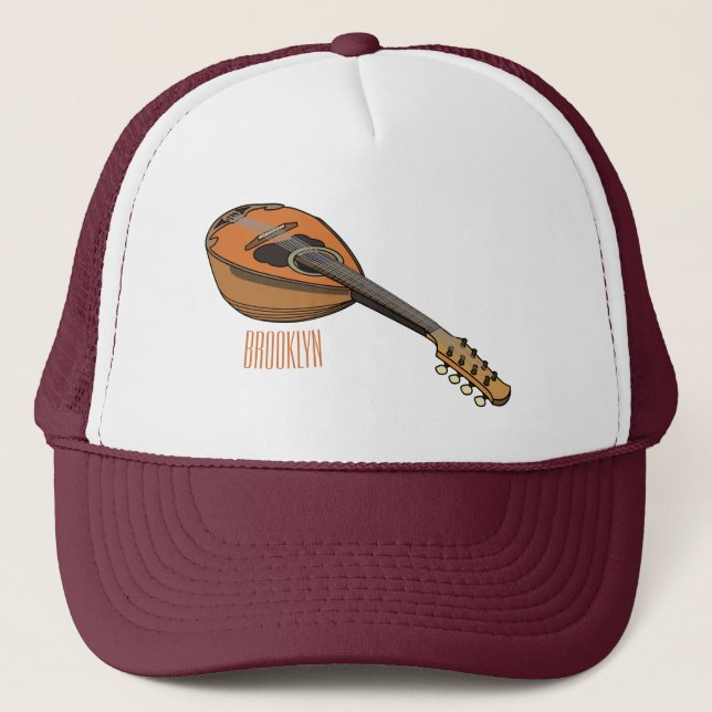 Casquette Illustration en mandoline (Devant)