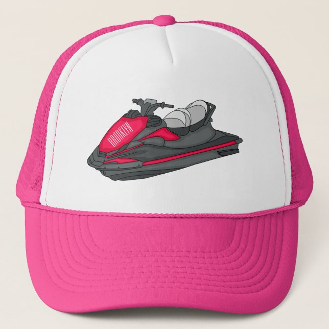 Casquette Illustration Jet ski (Devant)
