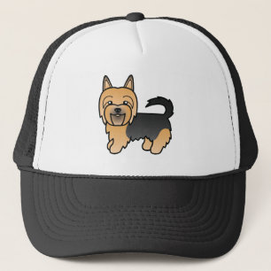 Casquette Illustration mignonne de Terrier Australien bleu e
