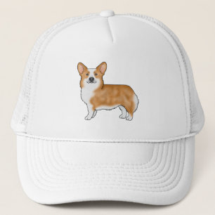 Casquette Illustration Red Pembroke Welsh Corgi Cute Dog