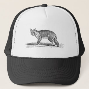 Casquette Illustration rusée vintage de Fox - renards 1800's