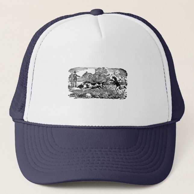 Casquette Illustration victorienne d'art antique d'animal de (Devant)