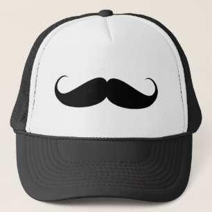 Casquette illustration vintage de symbole de moustache