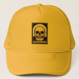 Casquette Illustration vintage du crâne Memento Mori
