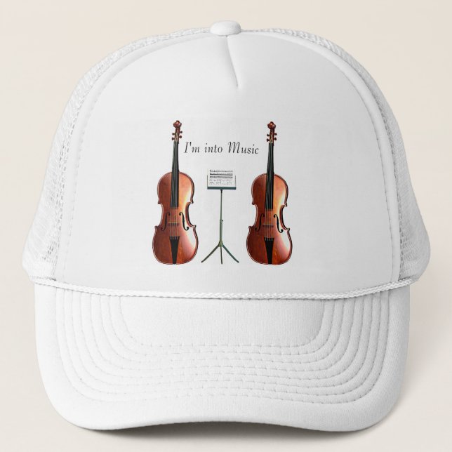 Casquette Image musicale pour Trucker-Casquette (Devant)