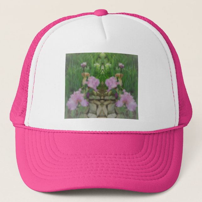 Casquette Imaginaire surréaliste Iris Floral Path (Devant)