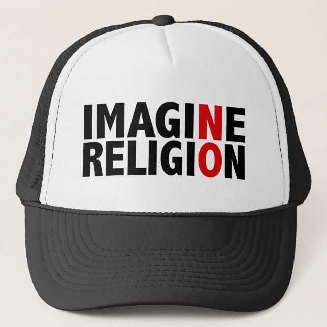 Casquette Imaginez Pas De Religion (Devant)