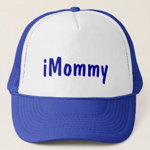 Casquette iMommy bleu blanc mère jour nouveau maman casquett