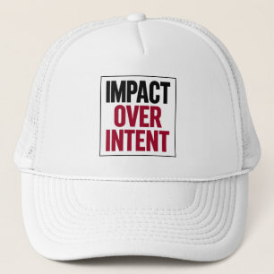 Casquette Impact plutôt qu'intention
