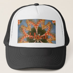 Casquette Impression d'art Abstrait Giraffe