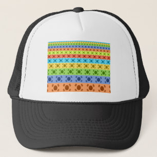 Casquette Impression d'art du drapeau coréen multicolore