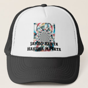 Casquette Impression d'art en kaléidoscope de tapisserie ken