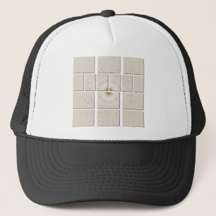 Casquette Impression d'art en mosaïque à motif africain trad