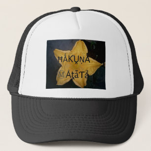 Casquette Impression d'art Golden Star Hakuna Matata