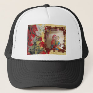 Casquette Impression d'art graphique Portrait de Poupée de M
