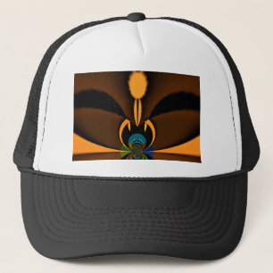 Casquette Impression de contraste de couleur Abstraite