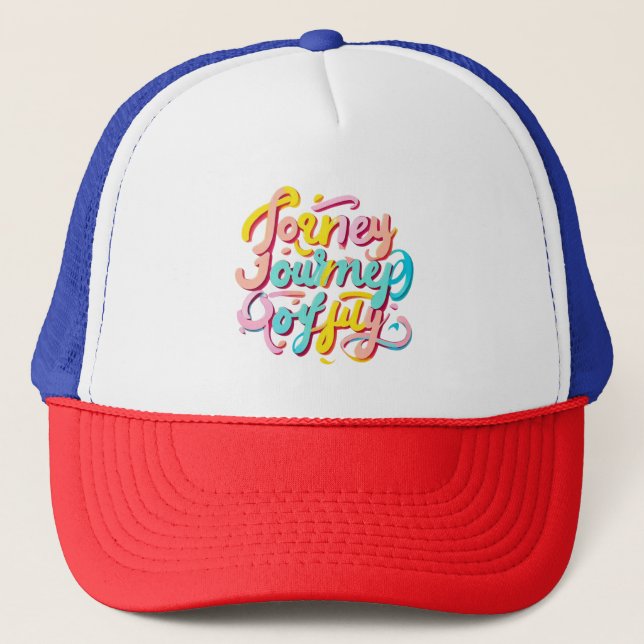 Casquette "Impression de voyage radiant" (Devant)