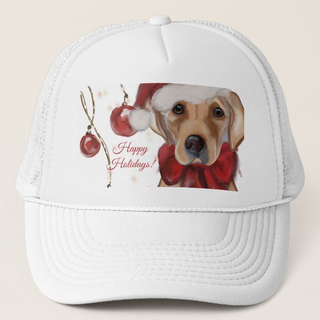 Casquette Impression sur toile Labrador Retriever (Devant)